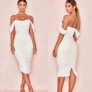 House of CB Carlotta Ivory dress